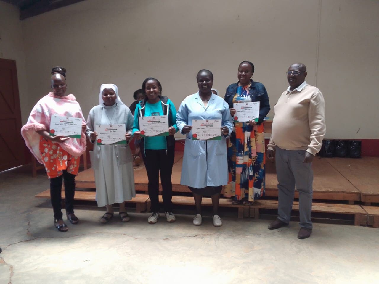 Students in art and craft activities